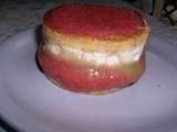 Gateau fraise rhubarbe