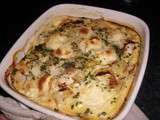 Gratin de poireau au st felicien