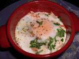 Oeuf cocotte au surimi