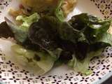 Salade sauce verte