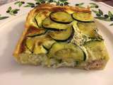 Tarte au saumon et courgettes