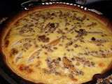 Tarte aux peches et noix