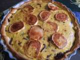 Tarte chevre curry