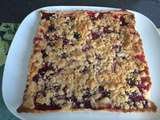 Tarte crumble aux fruits rouges