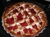 Tarte fraise-rhubarbe