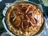 Tourte au saumon epinards et parmesan