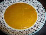 Veloute carottes gingembre orange