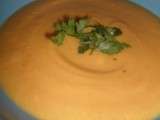 Veloute de potiron au cumin