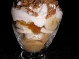 Verrine banane speculoos