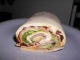 Wrap jambon avocat