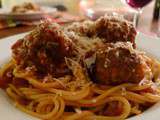 Boulettes de boeuf épinards champignons et parmesan