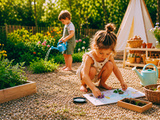 Jeux plein air Montessori : 10 idées pour les vacances
