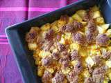 Crumble d'ananas aux amandes et zeste d'orange