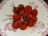 Tomates cerise confites