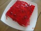 Zéphir ou mousse onctueuse au citron coulis de framboises