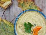 Hummus de courge & lentilles corail à l'orange