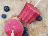 ☀ Pink smoothie popsicles ☀