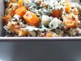 Quinotto butternut/Roquefort/Gomasio  { quinoa cuisson façon risotto }