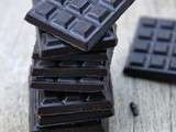 Raw chocolate tiny bars