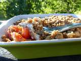 Crumble salé à la tomate et au chèvre frais