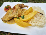 Curry de lapin aux fruits d’automne