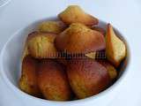 Madeleines aux zestes de citron