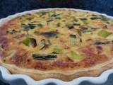 Quiche aux poireaux, pâte brisée maison au curry