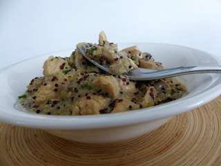 Quinoa au poulet et aux champignons, façon  one pot 