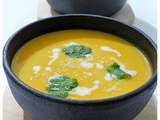 Soupe de butternut au lait de coco et au curry