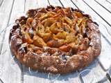 Tarte rustiques aux figues et poudre de noisettes