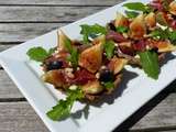 Tartelettes aux figues,ricotta et jambon cru