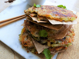 Yachaejeon (crêpes coréennes de légumes)