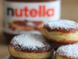 Beignets moelleux au lait ribot fourrés au Nutella