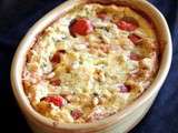 Clafoutis de tomates cerises