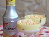 Mousse de fruits & biscuits au kirsch