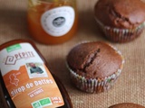 Muffins au sirop de dattes & confiture