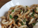 Nouilles udon au beurre de cacahuètes
