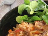 Risotto al ragù de bœuf & sofrito