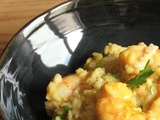 Risotto aux crevettes & curry