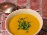 Soupe de carottes au lait de coco