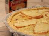 Tarte au Maroilles à la fondue de poireaux