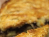 Tourte au boudin noir & aux 2 pommes