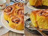 Cinnamon pumpkin rolls