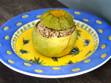 Courgettes farcies au veau et au pesto