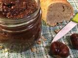 Pâte de marrons et chocolat