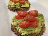 Steak végétal en avocat toast