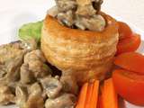 Vol-au-vent aux champignons (végétariens)