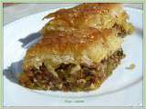 Baklava aux pommes et fleur d'oranger