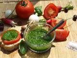 Sauce verte aux queues de cebettes (ou cives). (Recettes au Companion ou pas ...)