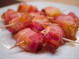 Brochettes d'ananas au bacon